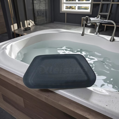 Gray EVA Waterproof Bath Spa Pillow New Home Hot Tub Bathroom Neck Head Cushion