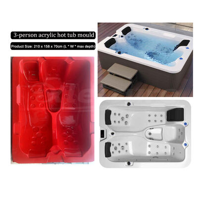 Discounted High-Precision 3-Seat Outdoor Bathtub Molds - Factory Direct Wholesale with Fast Delivery