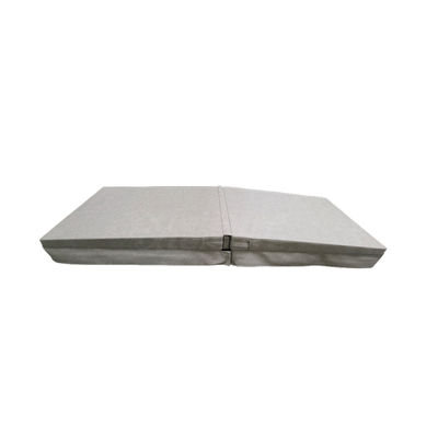 European Modern Outdoor Stainless Steel Swim Spa Cover 10-5cm Cold Plunge Ice Bath Therapy  Leather Cover Hot Accessory Spa Tubs